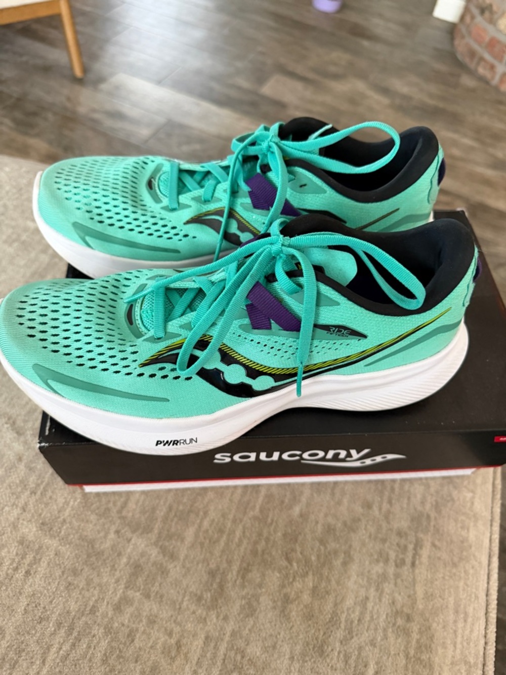 Saucony Women's Ride 15 Running Shoes Sz 8.5 - Picture 5 of 9